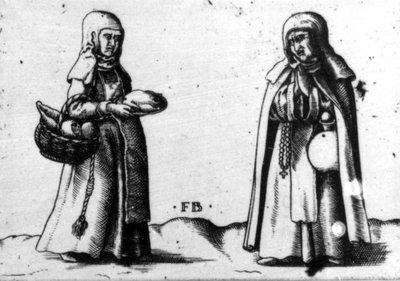 Dos Personas Religiosas de Franz Isaac Brun
